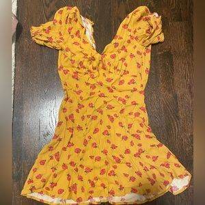 Reformation Strawberry Mini Dress size 0